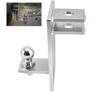 Kugelkopf Anhängerkupplung Ø50mm | Stahl Rangierhilfe Zugmaul Kugelkopf, Anhängelast 3 T, Robust und Rostfrei für Traktoren, Lastwagen, Autos und Wohnwagen