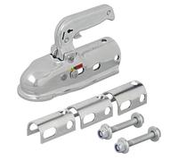 Zugkugelkupplung für Anhänger rund 40/45/50 mm Kugelkupplung gebremst Zugmaul