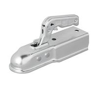 Kugelkupplung Stahl vertikal 2 Löcher quadratisch 60mm 1300kg gebremst