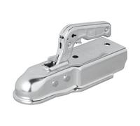 Kugelkupplung Stahl vertikal 2 Löcher quadratisch 70mm 1300kg gebremst