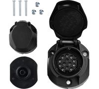 Kundorf Anhänger Stecker 13 polige Steckdose mit Abschaltautomatik 12V Systeme