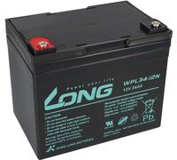 Kung Long Akku 12V 34Ah Pb Batterie Bleigel WPL34-12N zyklenfest kompatibel 36Ah