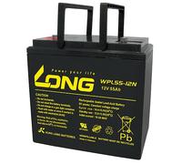 Kung Long Akku 12V 55Ah Pb Batterie Bleigel WPL55-12N Longlife