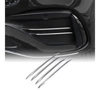 KUNGKIC ABS Chrom Auto Frontstoßstange Kühlergrill Nebelscheinwerfer Abdeckung Compatible with Mercedes-Benz C-Klasse W206 C118 2022 2023 Zubehör