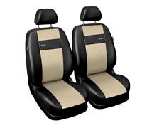 Kunstleder Autositzbezüge Vordersitze Beige für Toyota Corolla VII VIII IX X XI