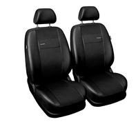 Kunstleder Autositzbezüge Vordersitze Schonbezüge Schwarz X-LINE 1+1 für Audi A2