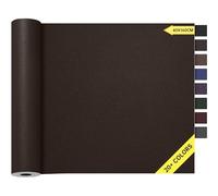 Kunstleder Selbstklebend Dunkelbraun, 40x160cm Leder Reparatur Set, Leder Patch, Selbstklebend Lederflicken Leather Repair für Sofa, Möbel, Autositze, Jacken, Handtaschen.