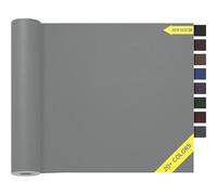 Kunstleder Selbstklebend Hellgrau, 40x160cm Leder Reparatur Set, Leder Patch, Selbstklebend Lederflicken Leather Repair für Sofa, Möbel, Autositze, Jacken, Handtaschen.