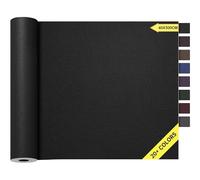 Kunstleder Selbstklebend Schwarz, 40x300cm Leder Reparatur Set, Leder Patch, Selbstklebend Lederflicken Leather Repair für Sofa, Möbel, Autositze, Jacken, Handtaschen.