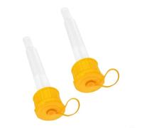 Kunststoff Auslaufhahn Für Kraftstoffkanister 5-20L, HDPE Einfüllstutzen | Kraftstoffkanister-Auslauf Für 45Mm Öffnungen, Auslaufsicherer HDPE-Trichter Für 5-20L Benzinkanister, Flexibler(2 pcs)