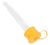 Kunststoff Auslaufhahn Für Kraftstoffkanister 5-20L, HDPE Einfüllstutzen | Kraftstoffkanister-Auslauf Für 45Mm Öffnungen, Auslaufsicherer HDPE-Trichter Für 5-20L Benzinkanister, Flexibler(1 pcs)
