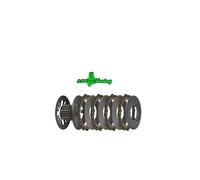 Kupplung komplett montiert mit Tellerfeder 1,6 Simson S51 Schwalbe KR51 SR50