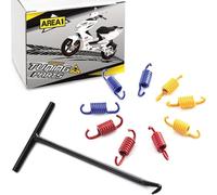 Kupplungsfern Set mit Montagehaken für 50ccm China 2Takt Roller mit 110mm Kupplung wie z.B. ATU Explorer AGM Nova Motors GT Union Longija Mawi RS Ultima Sprint Tauris Benero TNG Forstinger (1E40QMB)