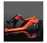 Kupplungshebel Für Aprilia 660 Tuareg 660 Euro 5 Rally 2021 2022 2023 2024 2025 Motorrad Zubehör Kurze & Lange Einstellbare Bremse Kupplung hebel(177mm Orange)