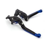 Kupplungshebel Für Aprilia 660 Tuareg 660 Euro 5 Rally 2021 2022 2023 2024 2025 Motorrad Zubehör Kurze & Lange Einstellbare Bremse Kupplung hebel(Fold Extend Blue)