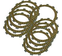 Kupplungsscheiben Platte 9 Stücke Motorrad Faserige Straße Kupplungsscheiben Platten Für KAWASAKI ZX1000 Für Ninja ZX-10 ZX10 ZX 10 1000 1986-1990 ZX1100 GPZ 1100 1983-1984