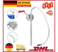 Kurbelfasspumpe Kurbelpumpe Fasspumpe Handpumpe Umfüllpumpe Pumpe Öl Diesel Alu