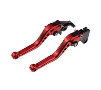 Kurze Bremse Kupplungshebel Einstellbare Griff Set Für Honda CMX500 CMX 500 REBEL 300 REBEL300 2017 2018 2019 Motorrad CNC Zubehör(Rot)
