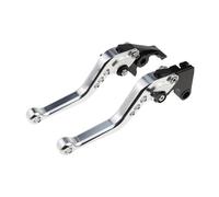 Kurze Bremse Kupplungshebel Einstellbare Griff Set Für Honda CMX500 CMX 500 REBEL 300 REBEL300 2017 2018 2019 Motorrad CNC Zubehör(Silber)