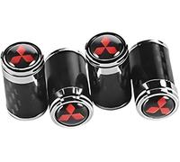 kykj 4 Stück Auto Ventilkappen für Mitsubishi Space Star 2012-2022, Luftventilkappen Anti-Rost Konservierungsmittel Auto Zubehör Korrosionsbeständig Zubehör