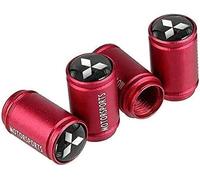 kykj 4 Stück Auto Ventilkappen für Mitsubishi Space Star 2012-2022, Luftventilkappen Anti-Rost Konservierungsmittel Auto Zubehör Korrosionsbeständig Zubehör