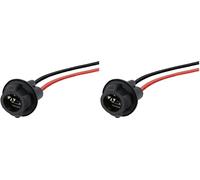 L & P Car Design 1x T10 W5W Fassung Stecker Lampenfassung Standlicht Parklicht Glas Sockel Glassockel Stecksockel W3W WY5W W2,1X9,5D für Lampen Glühlampen Glühbirnen (Packung mit 2)