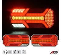 L & R LED Smart Dynamic Progressive Heck Lichter Lkw Anhänger Lkw E Marke