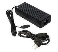 L46CS Bolwins 120W Spannungswandler 12V/10A - EU-Steckdose auf 12V DC Adapter für Auto-Kühlschrank, 230V AC auf 12V DC Ladegerät mit 2-Pin-Stecker