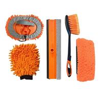 LAANPOLE Autowaschbürste, Fensterputzer, Mikrofaser Mopp, Mitt, Radbürste für Wohnmobil, LKW, Boot, Hausverkleidung