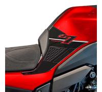 labelbike - 3D Aufkleber Motorrad Tank Schutz und Dekoration Seite aus Harz kompatibel mit Yamaha Tracer 7 2025 Farbe Weiß-Rot