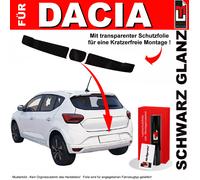 Lackschutzfolie Ladekantenschutz für Dacia Sandero 3 ab 2021 Schwarz glanz