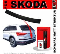 Lackschutzfolie Ladekantenschutz für Skoda Kodiaq (I) 2017-2023 Schwarz matt