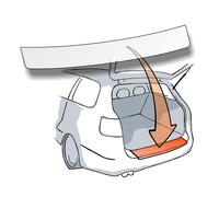 Lackschutzfolie Ladekantenschutz Schutzfolie Autofolie passend für Hyundai Kona