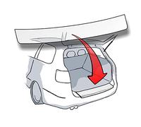 LACKSCHUTZSHOP Ladekantenschutz, Lackschutzfolie, Schutzfolie in transparent passend für Hyundai Kona (ab BJ 2017) - 150µm transparent