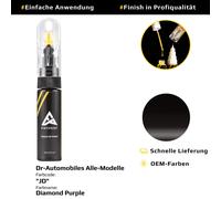 Lackstift für Dr Automobiles Alle Modelle Code: JD Diamond Purple