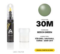 Lackstift Für Opel / Vauxhall Corsa 30M Beech Green Kit Original KFZ Lackstift
