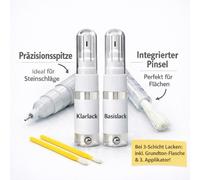 Lackstift-Set für Mini C13 JET BLACK MAT mit Pinsel / Spitze