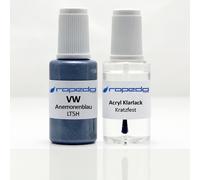 Lackstift Set für VW LT5H/T5H/5R5R ANEMONENBLAU 20ml + Klarlack 20ml