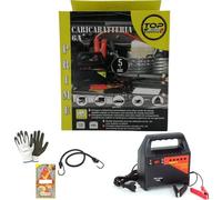 Ladegerät 6 V/12 Volt 63 W für Auto, Motorrad, Roller, Quad, Wohnmobil, kompatibel mit Aprilia Scarabeo 100 4t, Ladegerät 6 Ampere für Bleibatterien, Deep-Cycle, AGM, Gel 230 V/AC-50 Hz