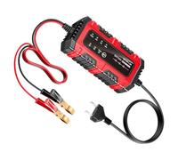 Ladegerät für Motorrad-Batterie, tragbar, 6 V/12 V, Zusatz-Ladegerät für Autobatterie, für Wohnmobil, Boot, LKW, Rasenmäher, Auto, Golf, Kraftfahrzeug