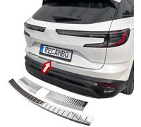 RECAMBO Edelstahl Ladekantenschutz - passend für Renault Austral | ab BJ 2022 2-teiliges Set in polierter Chromoptik für Stoßstange innen & außen mit glatter Oberfläche & Klebemontage