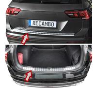 Ladekantenschutz Edelstahl innen + außen Chrom passend für VW Tiguan II ab 2016>