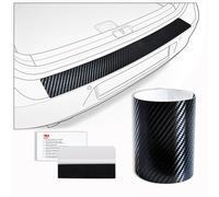tuning-art FL117 Ladekantenschutz Folie mit Rakel für Seat Leon 3 5F Limo 2013-2020, Farbe:Carbon-Look