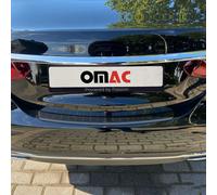 OMAC Ladekantenschutz Stoßstange kompatibel mit Mercedes E Klasse W213 2016-2024 Chrom Dunkel