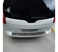 OMAC Ladekantenschutz Stoßstange kompatibel mit Peugeot 5008 2017-2025 Chrom Kohlefaserfolien