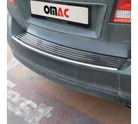 OMAC Ladekantenschutz Stoßstangenschutz kompatibel mit FIAT Freemont 2011-2016 Edelstahl Silber