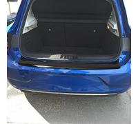 Ladekantenschutz Stoßstangenschutz kompatibel mit Renault Clio Schrägheck 2019-2023 Glanz Schwarz ABS