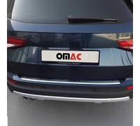 OMAC Ladekantenschutz Stoßstangenschutz kompatibel mit Seat Ateca 2016-2024 Edelstahl Silber