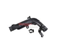 Ladeluftschlauch METZGER 2401086 für AUDI SEAT SKODA VW, Ladeluftkühler, rechts