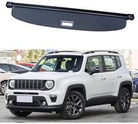 Laderaumabdeckung Kofferraum Passend für Jeep Renegade 2015-2023, Einziehbarer Vorhang Kofferraumabdeckung Frachtabdeckungen Aufbewahrung